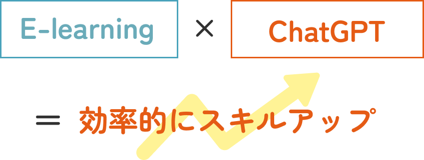 E-learning×chatGPT=効率的にスキルアップ
